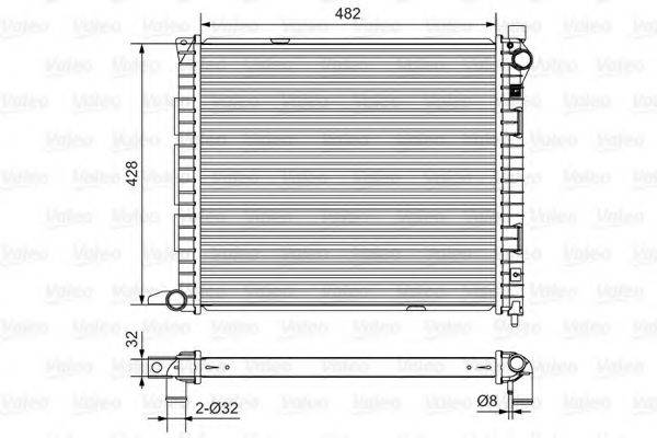 LAND ROVER ESR4199 Радіатор, охолодження двигуна