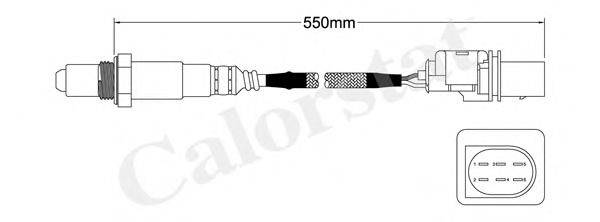 CALORSTAT BY VERNET LS150015 Лямбда-зонд