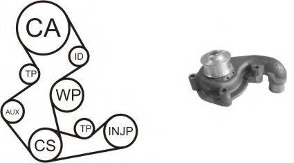 AIRTEX WPK143502 Водяний насос + комплект зубчастого ременя