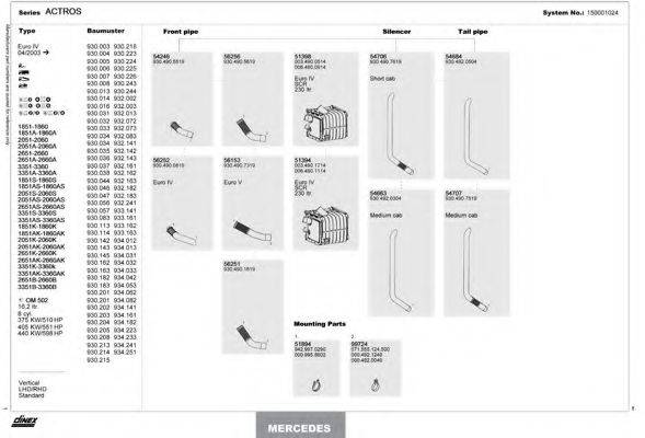 DINEX 150001024 Система випуску ОГ