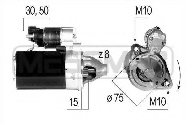 VALEO 600257 Стартер