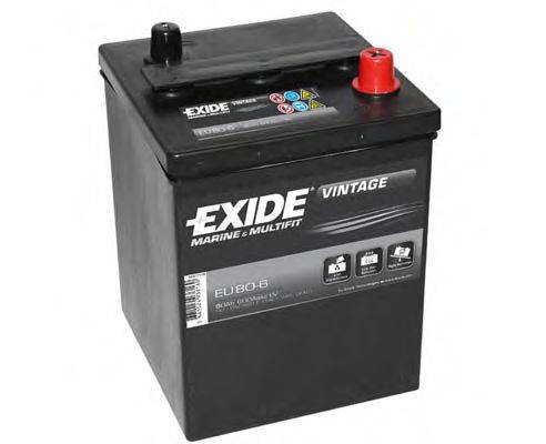 EXIDE EU806 Стартерна акумуляторна батарея; Стартерна акумуляторна батарея
