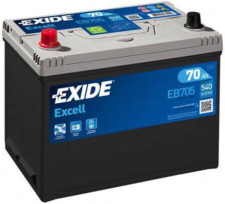 EXIDE EB705 Стартерная аккумуляторная батарея; Стартерная аккумуляторная батарея