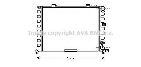 AVA QUALITY COOLING AL2047 Радіатор, охолодження двигуна