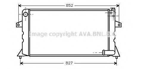 LAND ROVER NRC4448 Радіатор, охолодження двигуна