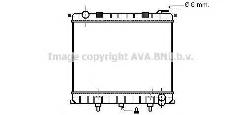 AVA QUALITY COOLING AU2126 Радіатор, охолодження двигуна