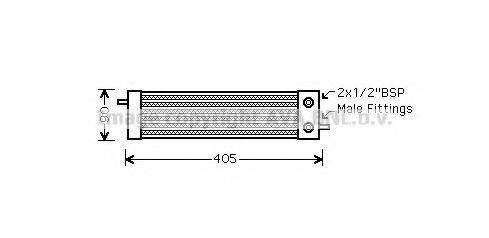 AVA QUALITY COOLING AU3189 масляний радіатор, моторне масло