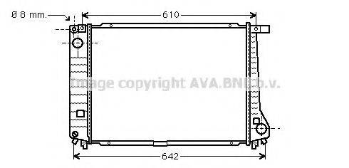 AVA QUALITY COOLING BW2104 Радіатор, охолодження двигуна