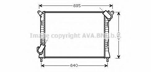 AVA QUALITY COOLING BW2307 Радіатор, охолодження двигуна