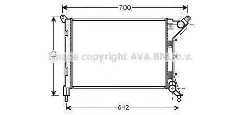 AVA QUALITY COOLING BW2310 Радіатор, охолодження двигуна