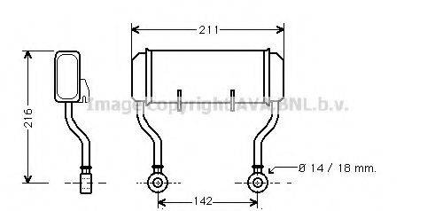 AVA QUALITY COOLING CN3020 масляний радіатор, моторне масло