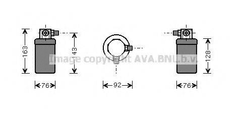 AVA QUALITY COOLING CTD030 Осушувач, кондиціонер