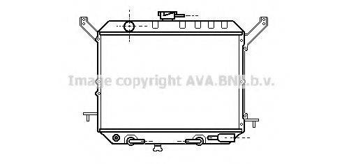 AVA QUALITY COOLING DN2140 Радіатор, охолодження двигуна