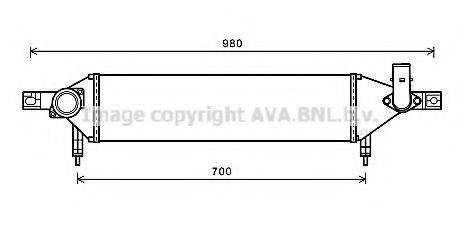 AVA QUALITY COOLING DN4409 Інтеркулер