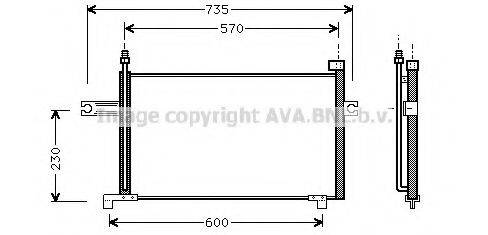 AVA QUALITY COOLING DN5194 Конденсатор, кондиціонер