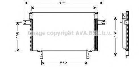 AVA QUALITY COOLING DN5195 Конденсатор, кондиціонер