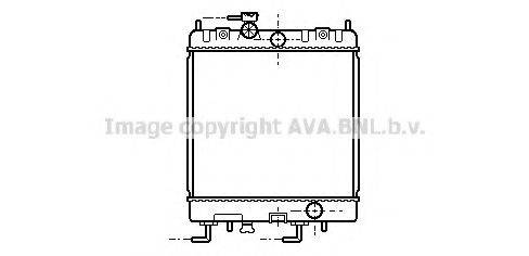 AVA QUALITY COOLING DNA2168 Радіатор, охолодження двигуна