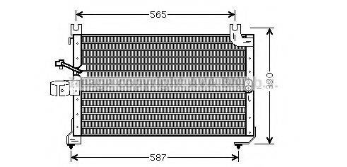 AVA QUALITY COOLING DU5052 Конденсатор, кондиціонер