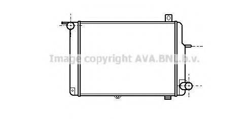 AVA QUALITY COOLING FD2086 Радіатор, охолодження двигуна