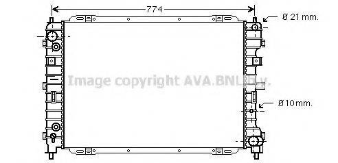 AVA QUALITY COOLING FD2345 Радіатор, охолодження двигуна