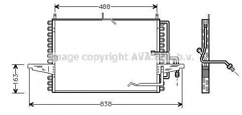 AVA QUALITY COOLING FD5253 Конденсатор, кондиціонер