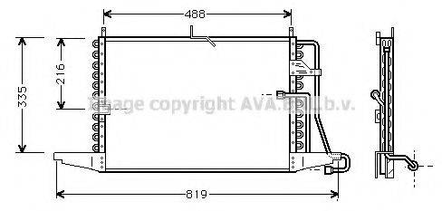 AVA QUALITY COOLING FD5298 Конденсатор, кондиціонер