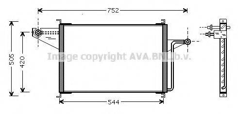 AVA QUALITY COOLING FD5305 Конденсатор, кондиціонер