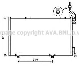 AVA QUALITY COOLING FD5590 Конденсатор, кондиціонер