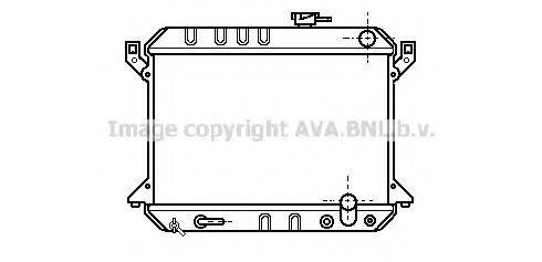 AVA QUALITY COOLING HD2030 Радіатор, охолодження двигуна