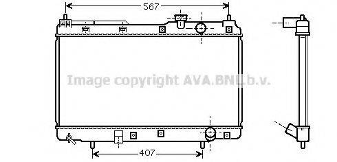 AVA QUALITY COOLING HD2175 Радіатор, охолодження двигуна