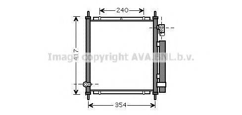 AVA QUALITY COOLING HD5197D Конденсатор, кондиціонер