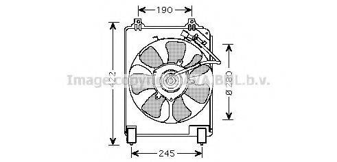 AVA QUALITY COOLING HD7526 Вентилятор, охолодження двигуна