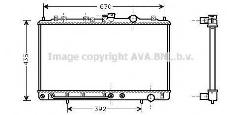 AVA QUALITY COOLING HY2076 Радіатор, охолодження двигуна