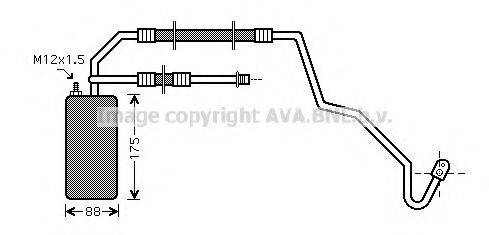 AVA QUALITY COOLING JED041 Осушувач, кондиціонер