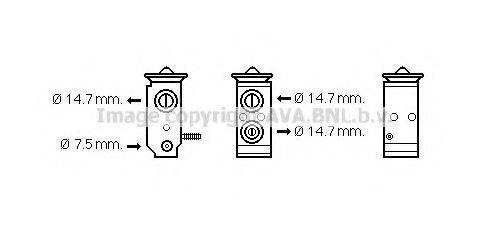 AVA QUALITY COOLING KA1195 Розширювальний клапан, кондиціонер