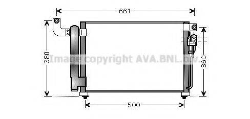 AVA QUALITY COOLING KA5082D Конденсатор, кондиціонер