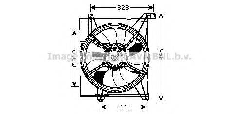 KIA 253862F000 Вентилятор, охолодження двигуна