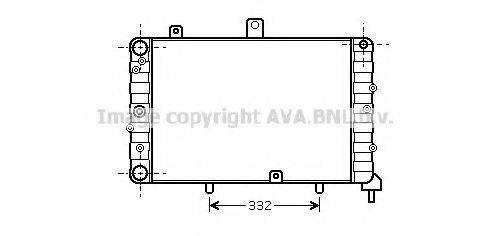 AVA QUALITY COOLING LC2035 Радіатор, охолодження двигуна