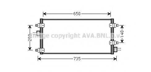 AVA QUALITY COOLING LC5095 Конденсатор, кондиціонер