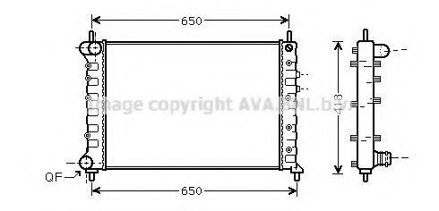 AVA QUALITY COOLING LCA2076 Радіатор, охолодження двигуна