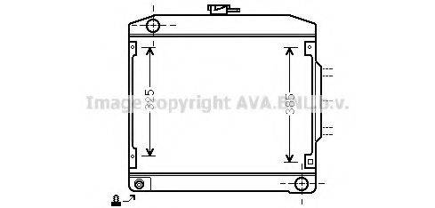 AVA QUALITY COOLING MS2031 Радіатор, охолодження двигуна