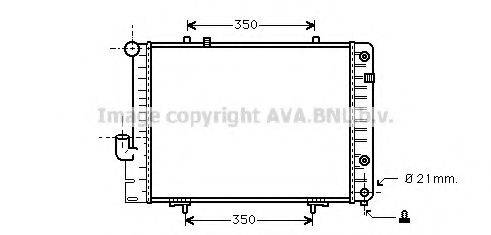 AVA QUALITY COOLING MS2096 Радіатор, охолодження двигуна