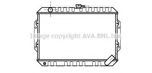 AVA QUALITY COOLING MT2051 Радіатор, охолодження двигуна