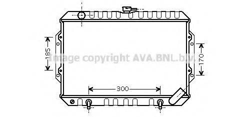 AVA QUALITY COOLING MT2194 Радіатор, охолодження двигуна