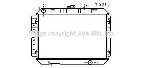 BLUE PRINT ADM59825 Радіатор, охолодження двигуна