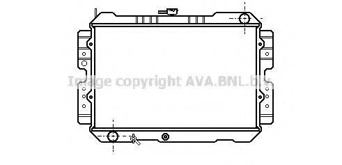 AVA QUALITY COOLING MZ2043 Радіатор, охолодження двигуна