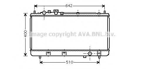 AVA QUALITY COOLING MZ2176 Радіатор, охолодження двигуна