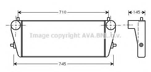 AVA QUALITY COOLING OL4236 Інтеркулер