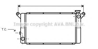 AVA QUALITY COOLING RT2011 Радіатор, охолодження двигуна