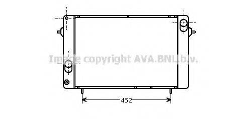 AVA QUALITY COOLING RT2051 Радіатор, охолодження двигуна